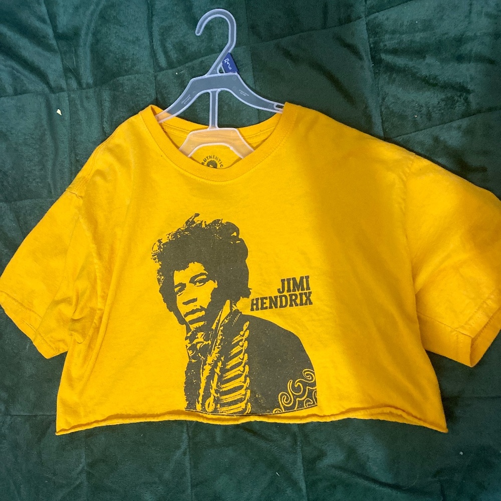 Jimi Hendrix crop top